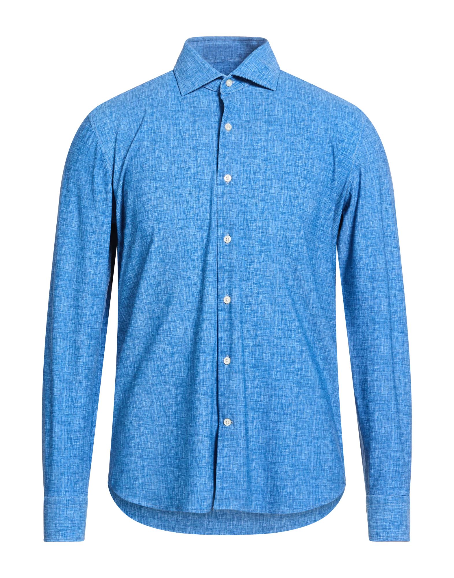 GHIRARDELLI Hemd Herren Azurblau von GHIRARDELLI