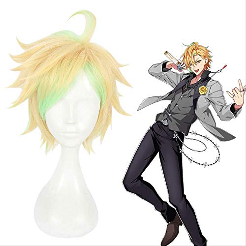Anime Division Rap Battle Hypnosis MIC Hifumi Izanami Short Wig Cosplay Costume Heat Resistant Synthetic Hair Wigs + Wig Cap von GHK