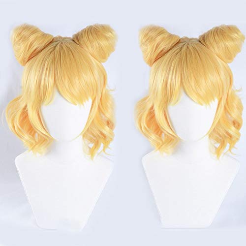 GHK Biamoxer Japanische Anime Pripara Minami Mirei Gelbe Perücke Cosplay Haar Cosplay Halloween Basis Perücke + Brötchen GHK Biamoxer Japanische Anime Pripara Minami Mirei Gelbe Perücke Cosplay Haar Cosplay Halloween Basis Perücke + Brötchen von GHK