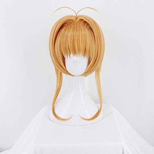 GHK Card Captor KINOMOTO SAKURA Cosplay Perücke Braun Blond Halloween Kostüm Kunsthaar Perücken Für Frauen Hochwertige Blondine GHK Card Captor KINOMOTO SAKURA Cosplay Perücke Braun Blond Halloween Kostüm Kunsthaar Perücken Für Frauen Hochwertige Blondine von GHK