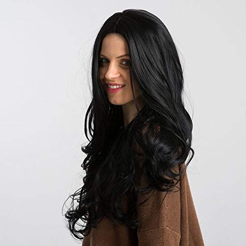 GHK Lange Blonde Brown Wellige Perücken Mit Pony Für Frauen Synthetische Schwarz Rot Weibliche Cosplay Natürliche Perücken Hitzebeständige Faser Haar Perücken LC111 GHK Lange Blonde Brown Wellige Perücken Mit Pony Für Frauen Synthetische Schwarz Rot Weibliche Cosplay Natürliche Perücken Hitzebeständige Faser Haar Perücken LC111 von GHK