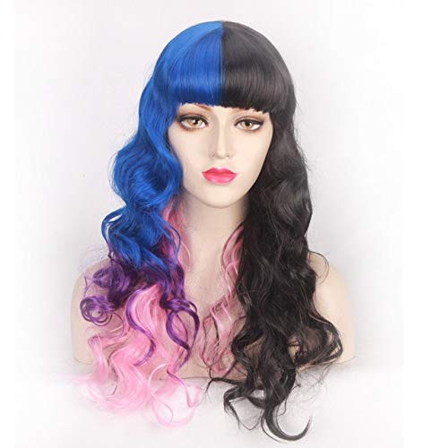 GHK Mode Günstige Harajuku Lolita Cosplay Perücke Lange Wellenförmige My Little Pony Anime Halloween Kostüm Party Ombre Haar Perücken Für Frauen PL-758 von GHK
