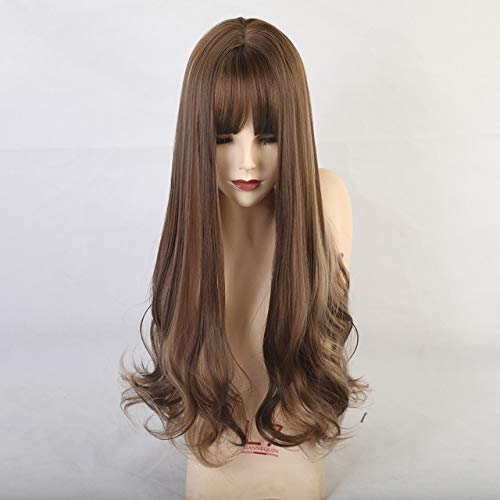 GHK Synthetische Perücken Mit Pony Lange Gerade Perücken Blau Lila Natürliche Haar Perücken für Frau Cosplay Perücken Hitzebeständige Faser Perücken lc187 GHK Synthetische Perücken Mit Pony Lange Gerade Perücken Blau Lila Natürliche Haar Perücken für Frau Cosplay Perücken Hitzebeständige Faser Perücken lc187 von GHK