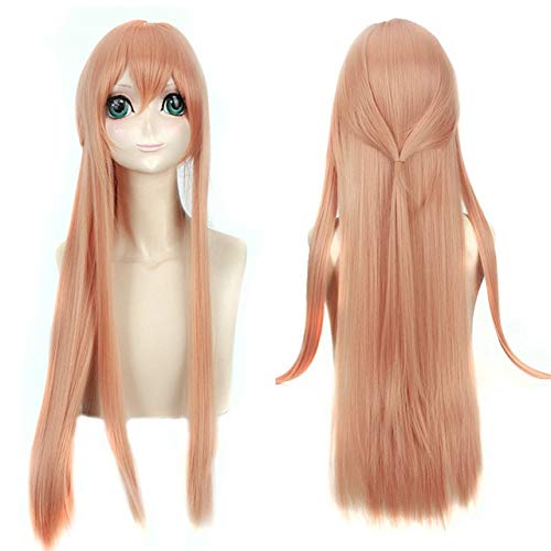 GHK Yasuraoka Hanabi kuzu no honkai Cosplay Perücke Kostüm Spielen Frau Erwachsene Rot Lila Rosa Blonde Perücken Halloween Anime Game Hair pink von GHK