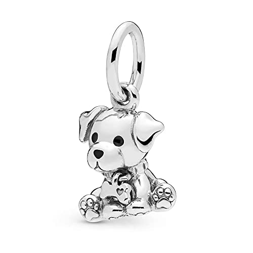 GHMIOU Charm-Anhänger aus 925er-Sterlingsilber, für Armbänder, Halsketten, Filmhelden und Blumen, Cartoon-Charms, Schmuck (Labrador) von GHMIOU