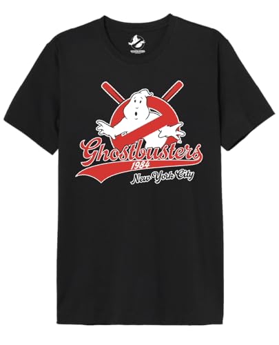 GHOSTBUSTER Herren Meghosdts063 T-Shirt, Schwarz, S von GHOSTBUSTER