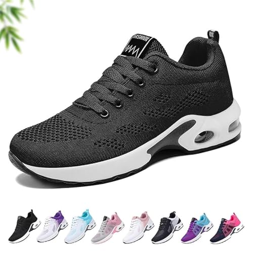 Musabela Orthopädische Schuhe für Damen, weich, atmungsaktiv, Slip-On-Sneaker, Musabela, orthopädische breite Zehenbox, Sneaker für Damen, Laufschuhe, modischer Joggingschuh, Schwarz A, 40 EU Musabela Orthopädische Schuhe für Damen, weich, atmungsaktiv, Slip-On-Sneaker, Musabela, orthopädische breite Zehenbox, Sneaker für Damen, Laufschuhe, modischer Joggingschuh, Schwarz A, 40 EU von GHTRHSB
