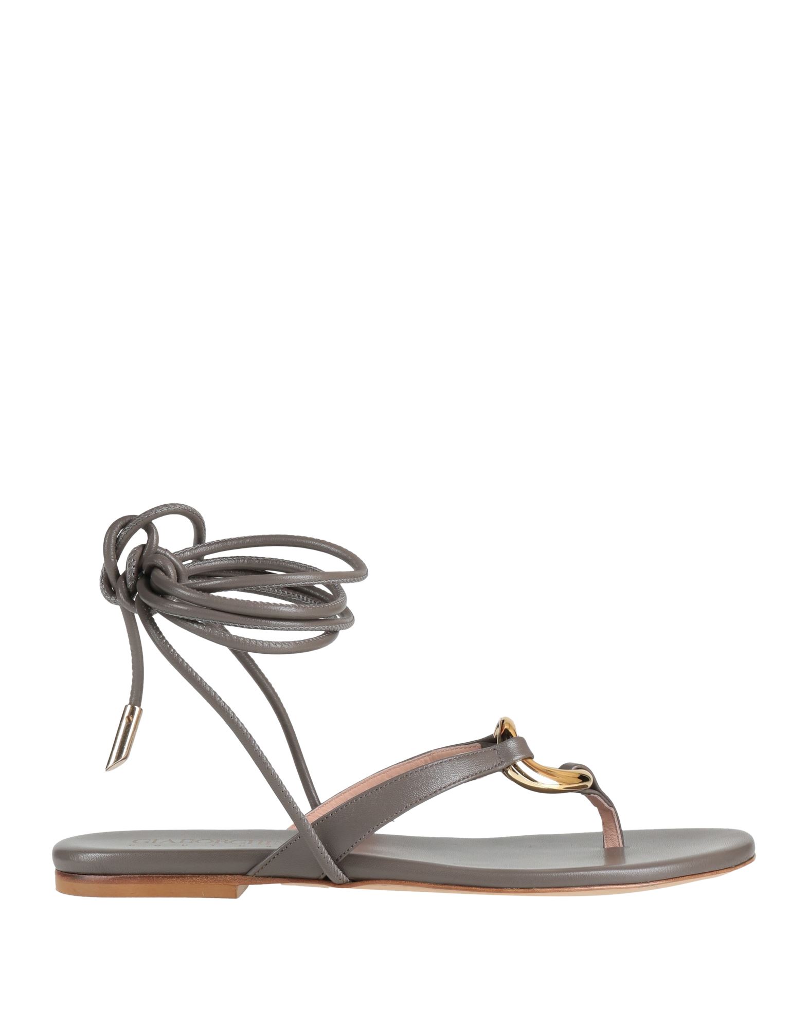 GIA BORGHINI Sandale Damen Grau von GIA BORGHINI