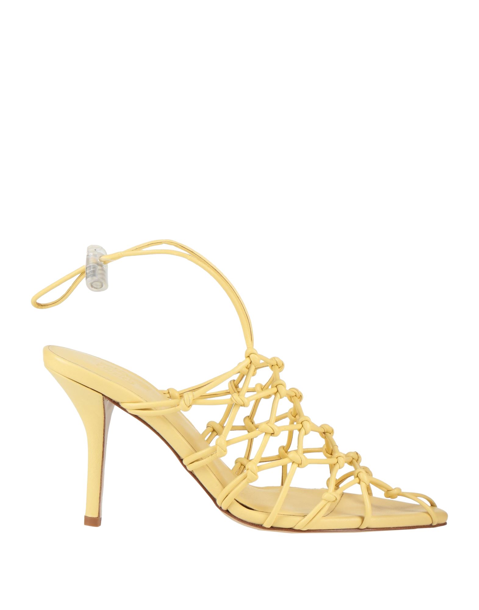 GIA BORGHINI Sandale Damen Pastellgelb von GIA BORGHINI