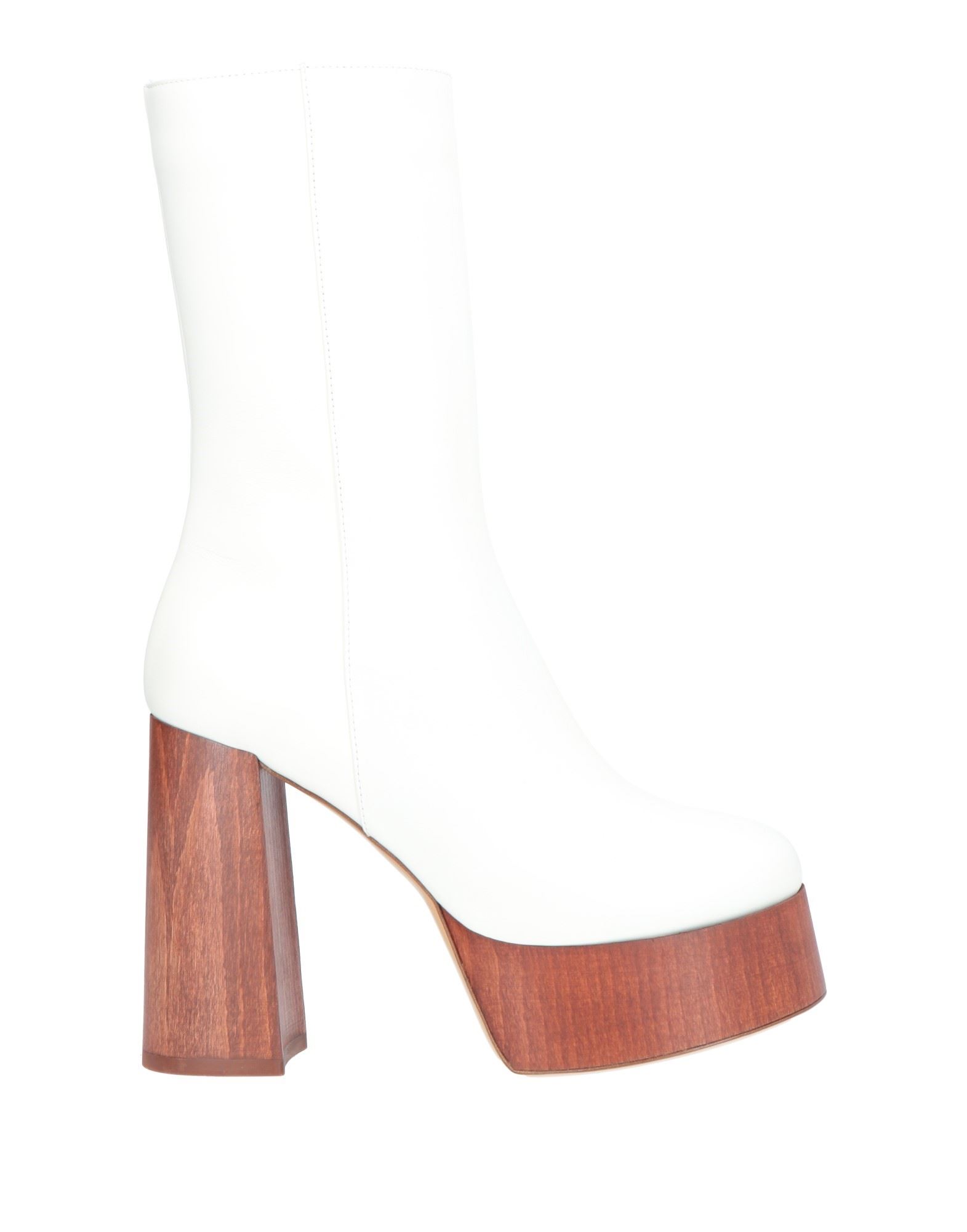 GIA BORGHINI Stiefelette Damen Off white von GIA BORGHINI