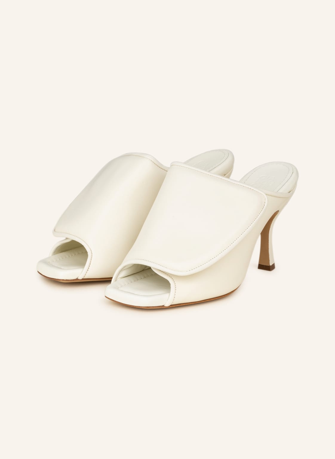 Gia Borghini Mules Gia 2 weiss von GIA BORGHINI