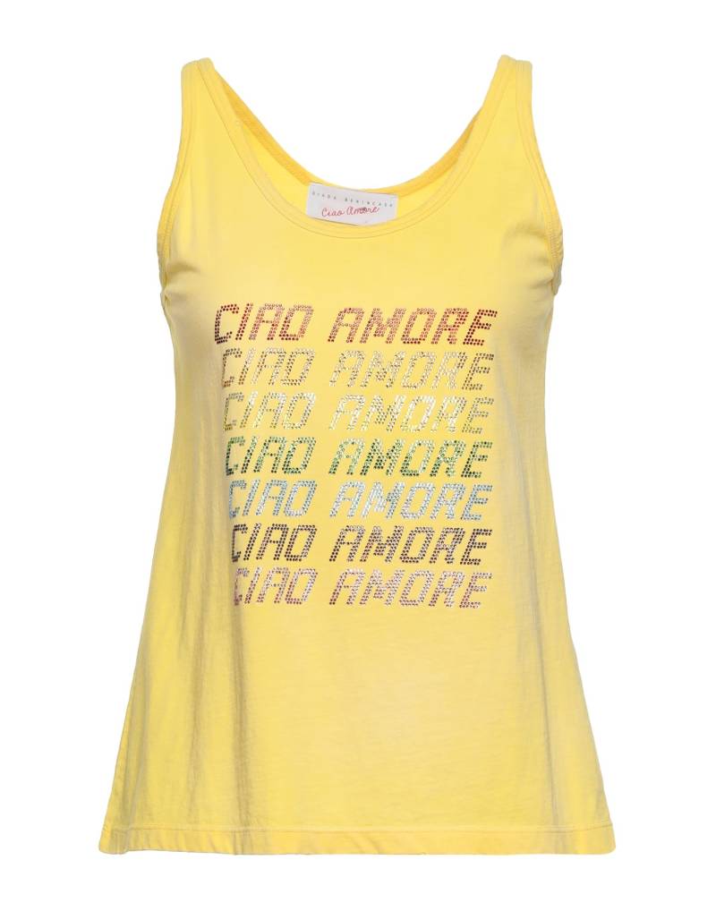 GIADA BENINCASA Tank Top Damen Gelb von GIADA BENINCASA