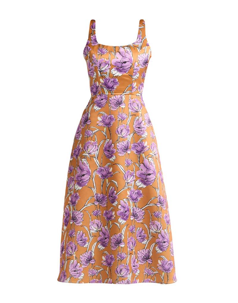 GIADA CURTI RESORT Midi-kleid Damen Kamel von GIADA CURTI RESORT