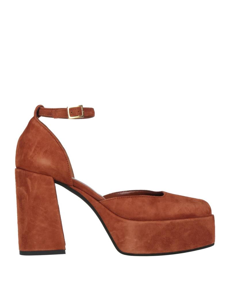 GIAMPAOLO VIOZZI Pumps Damen Braun von GIAMPAOLO VIOZZI