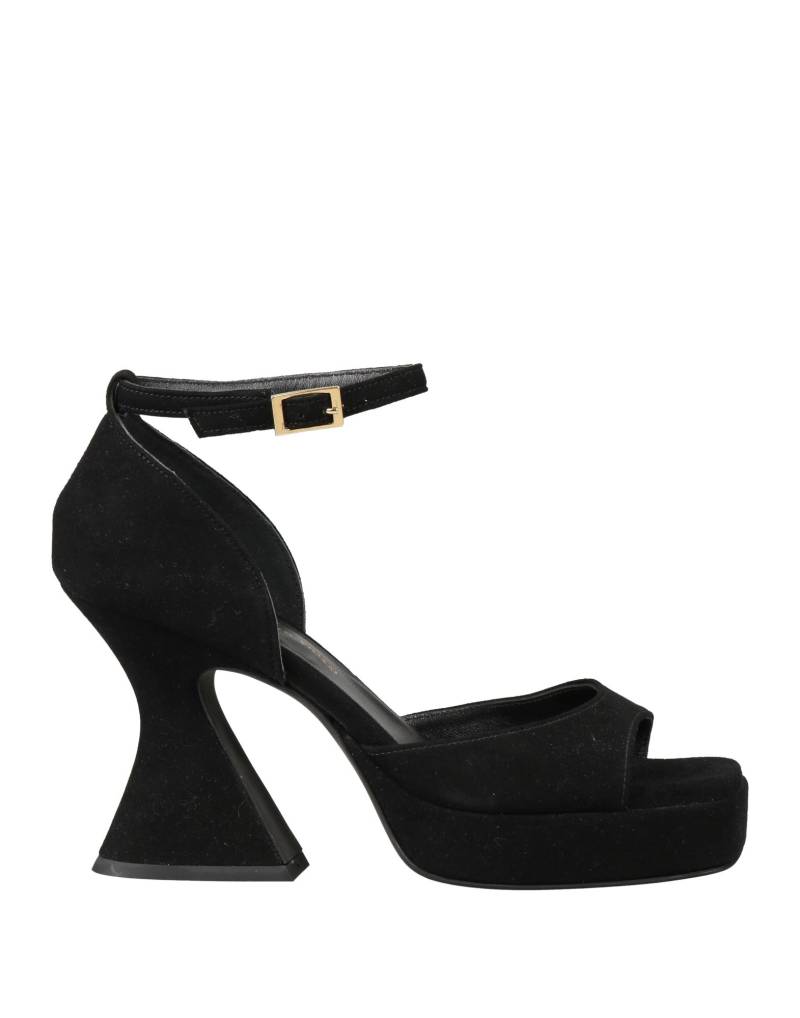 GIAMPAOLO VIOZZI Sandale Damen Schwarz von GIAMPAOLO VIOZZI