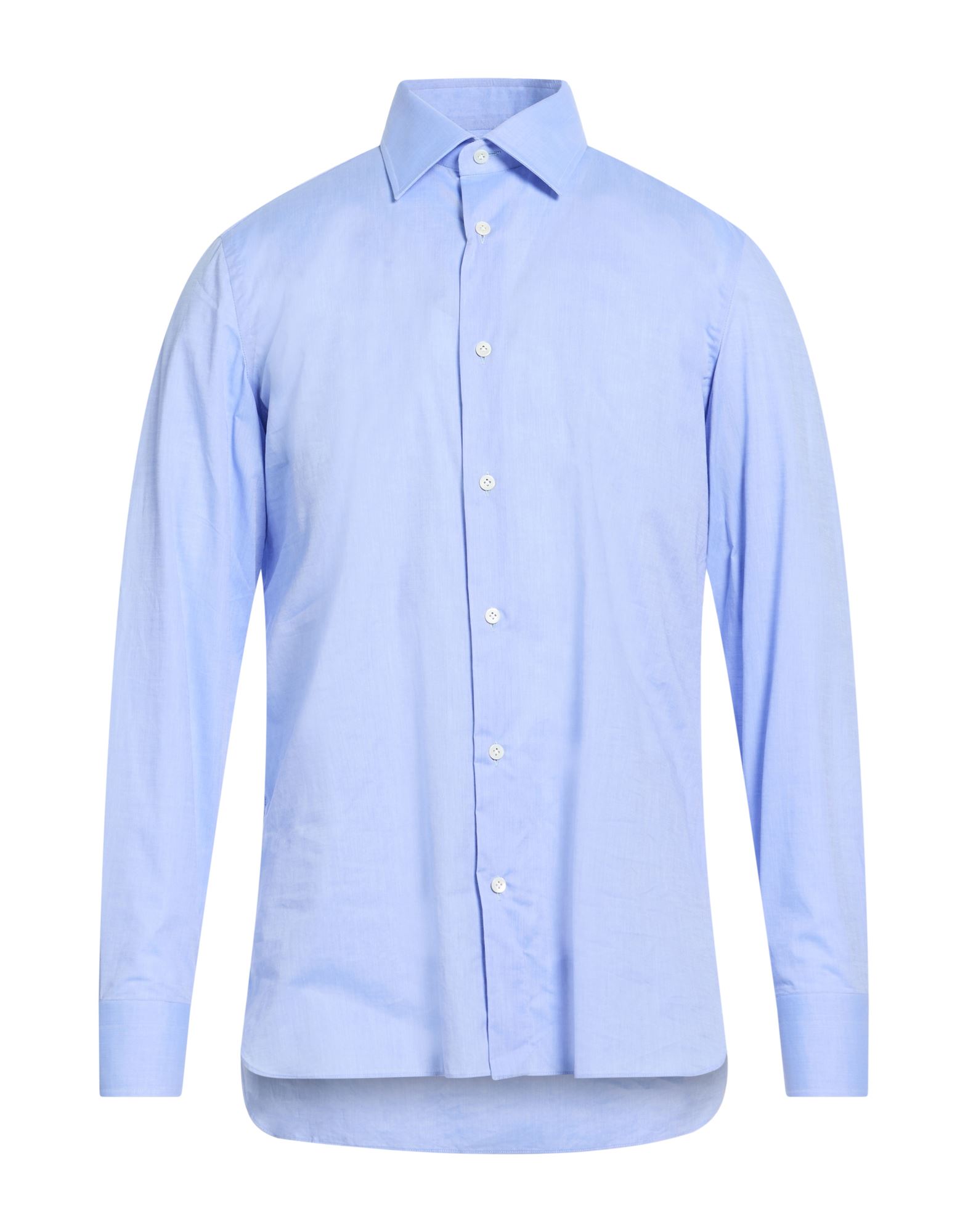 GIAMPAOLO Hemd Herren Azurblau von GIAMPAOLO