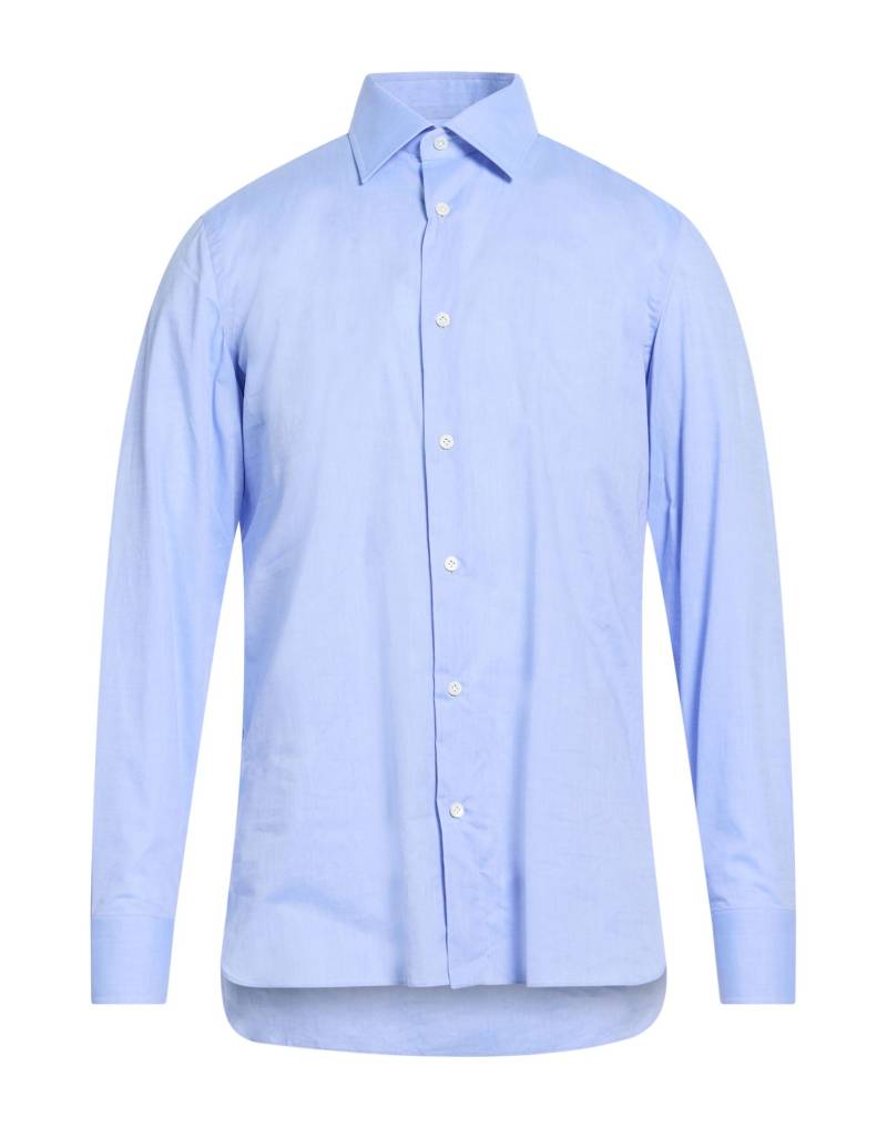 GIAMPAOLO Hemd Herren Azurblau von GIAMPAOLO