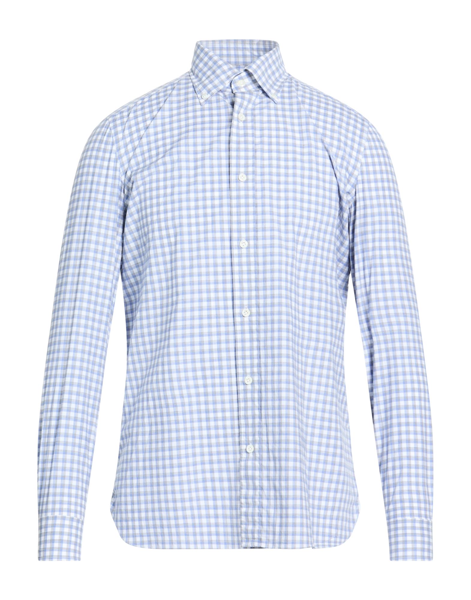 GIAMPAOLO Hemd Herren Azurblau von GIAMPAOLO