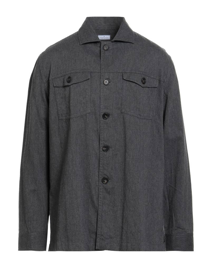 GIAMPAOLO Hemd Herren Braungrau von GIAMPAOLO