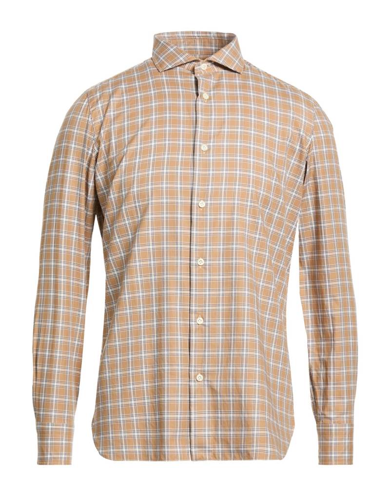 GIAMPAOLO Hemd Herren Kamel von GIAMPAOLO