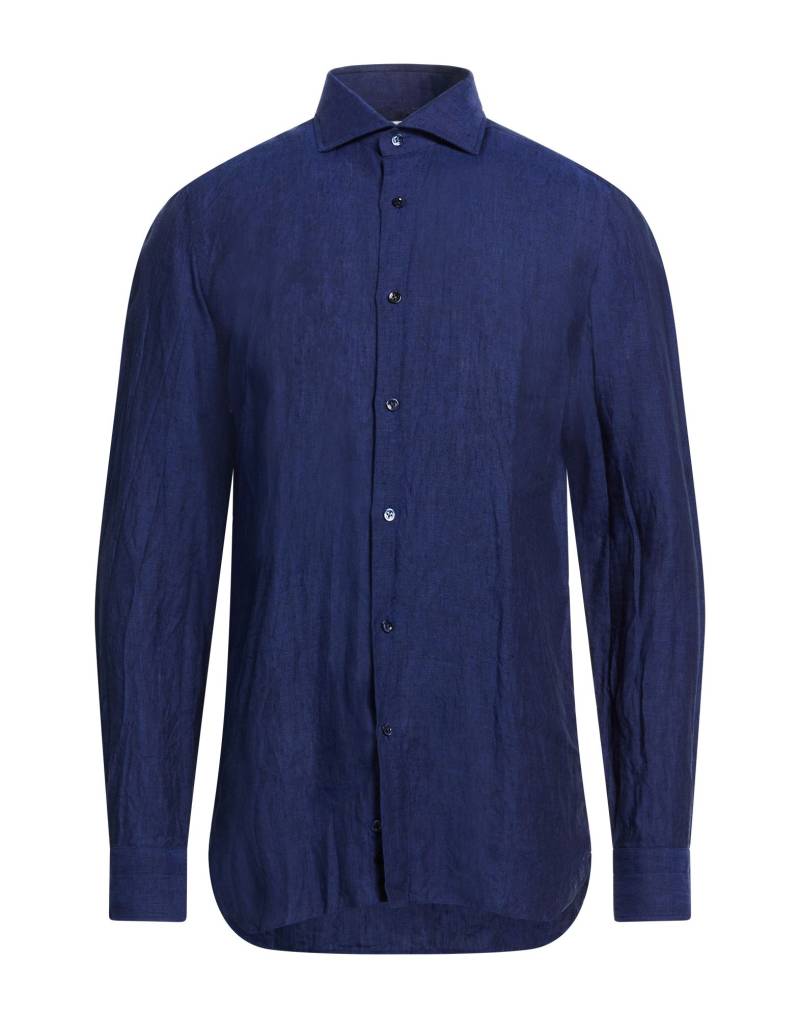 GIAMPAOLO Hemd Herren Marineblau von GIAMPAOLO