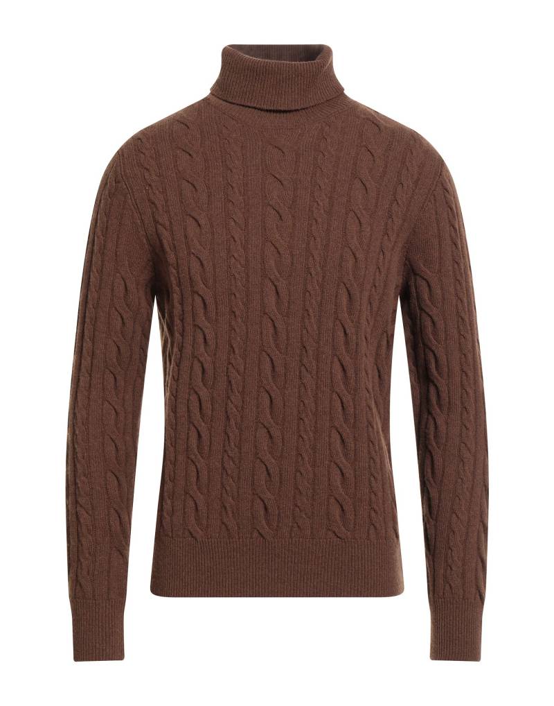 GIAN BERTONE Rollkragenpullover Herren Braun von GIAN BERTONE