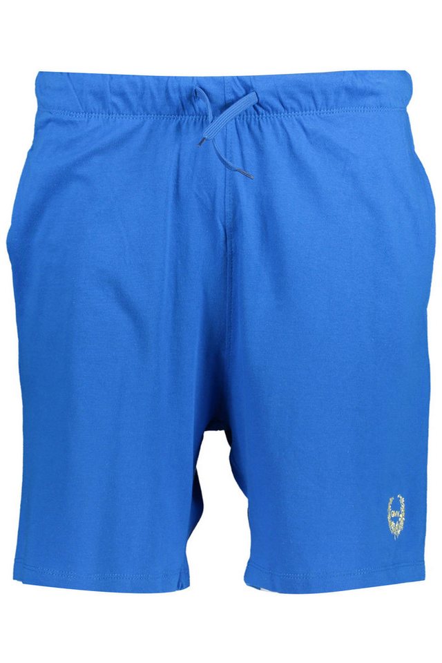 GIAN MARCO VENTURI 5-Pocket-Hose Leichte blaue Herren-Shorts aus Baumwolle mit elastischem Bund von GIAN MARCO VENTURI