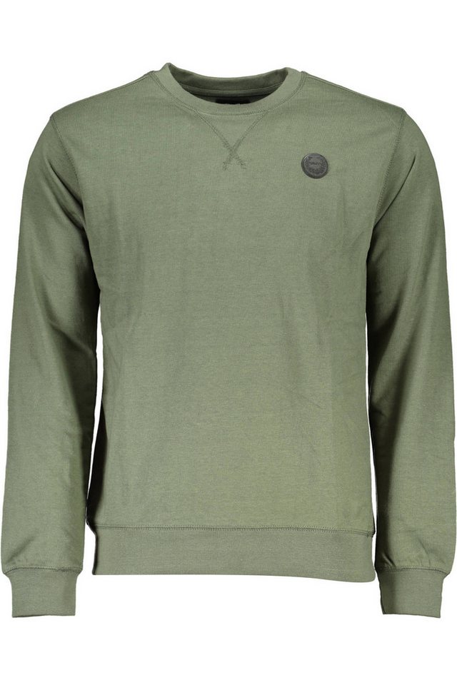 GIAN MARCO VENTURI Sweatshirt Elegantes Herren-Sweatshirt in Grün mit von GIAN MARCO VENTURI