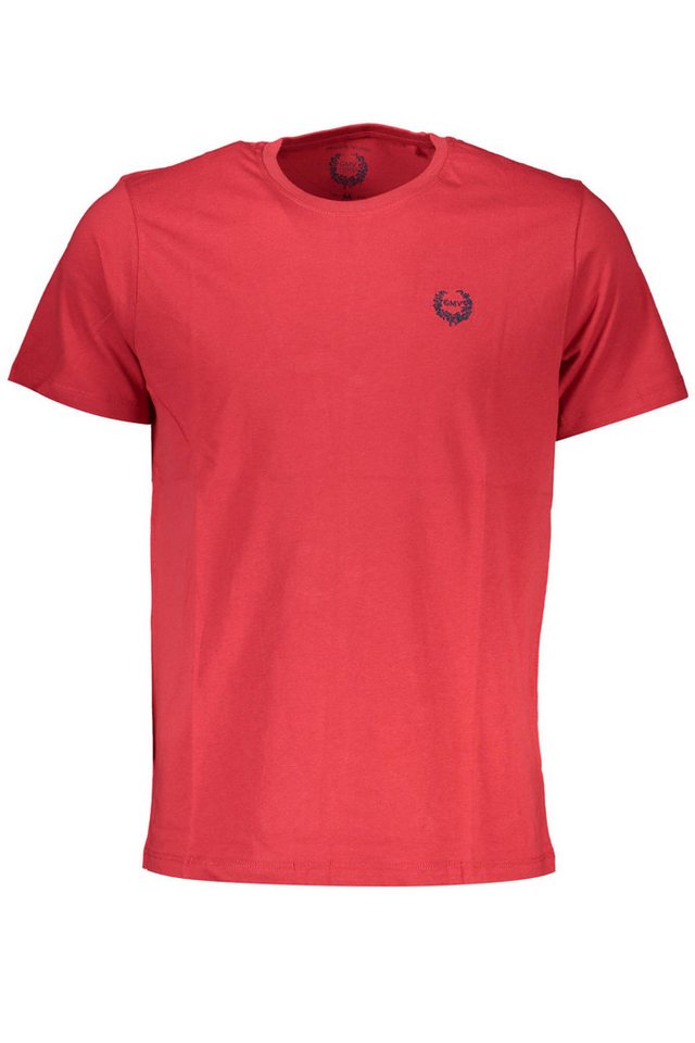 GIAN MARCO VENTURI T-Shirt Herren Kurzarm T-Shirt in Rot mit Rundhals und von GIAN MARCO VENTURI
