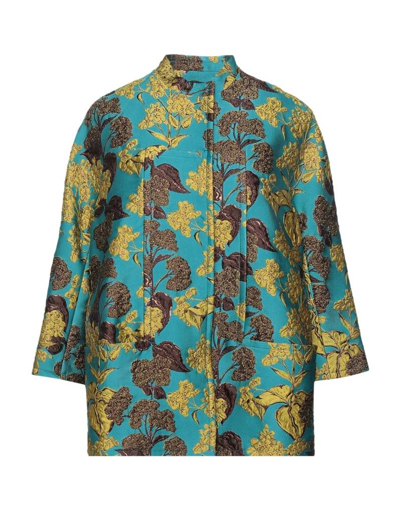 GIANLUCA CAPANNOLO Jacke, Mantel & Trenchcoat Damen Aquamarin von GIANLUCA CAPANNOLO