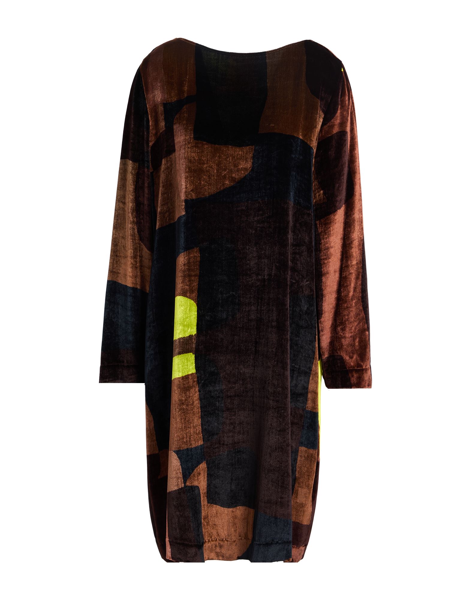 GIANLUCA CAPANNOLO Midi-kleid Damen Dunkelbraun GIANLUCA CAPANNOLO Midi-kleid Damen Dunkelbraun von GIANLUCA CAPANNOLO