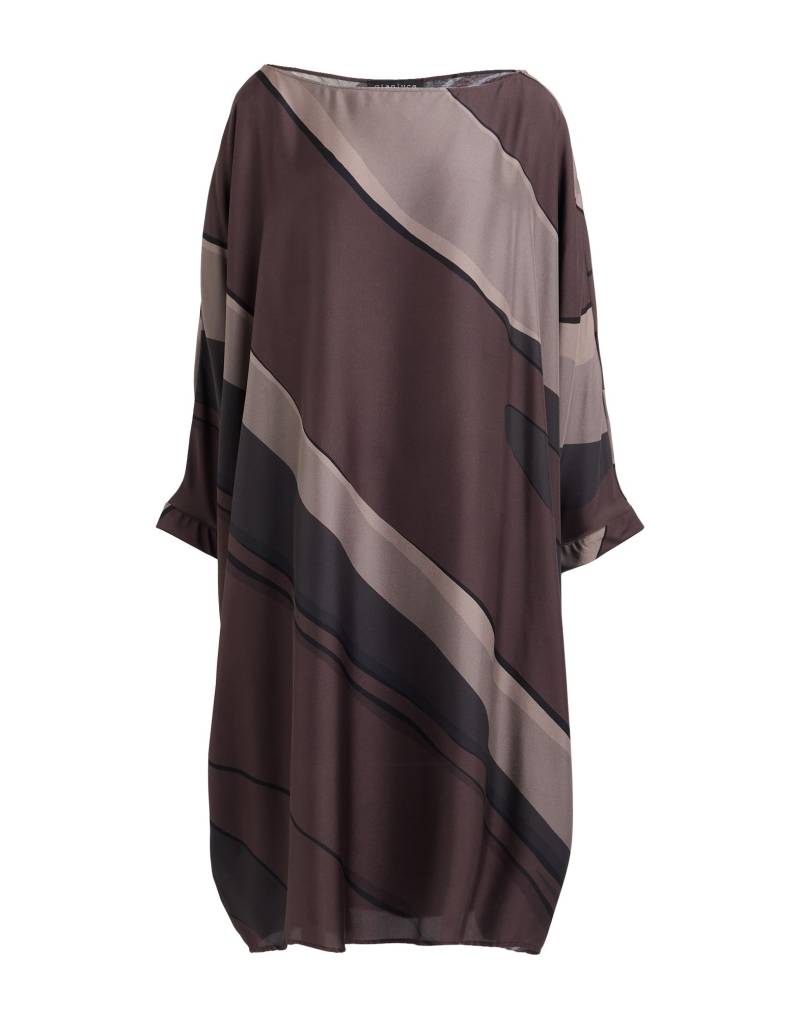 GIANLUCA CAPANNOLO Midi-kleid Damen Schokobraun von GIANLUCA CAPANNOLO