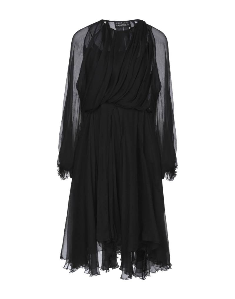 GIANLUCA CAPANNOLO Midi-kleid Damen Schwarz von GIANLUCA CAPANNOLO