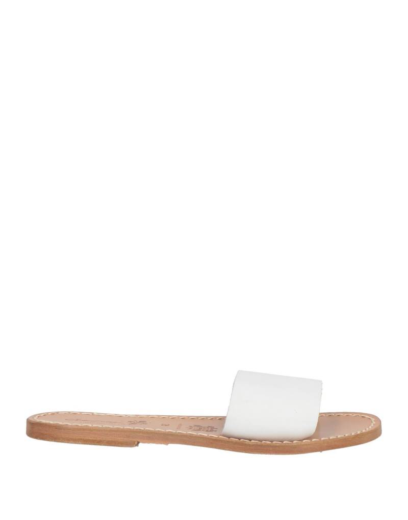 GIANLUCA L'ARTIGIANO DEL CUOIO Sandale Damen Weiß von GIANLUCA L'ARTIGIANO DEL CUOIO
