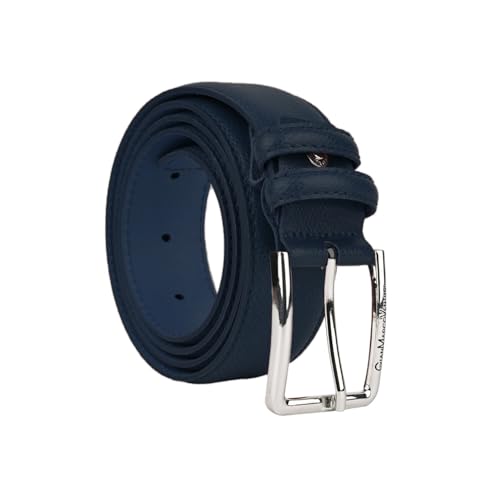 GIANMARCO VENTURI Gürtel aus echtem Leder, Unisex für Herren und Damen, Made in Italy, kürzbar, 3,5 cm, mit Geschenkbox von GianMarcoVenturi