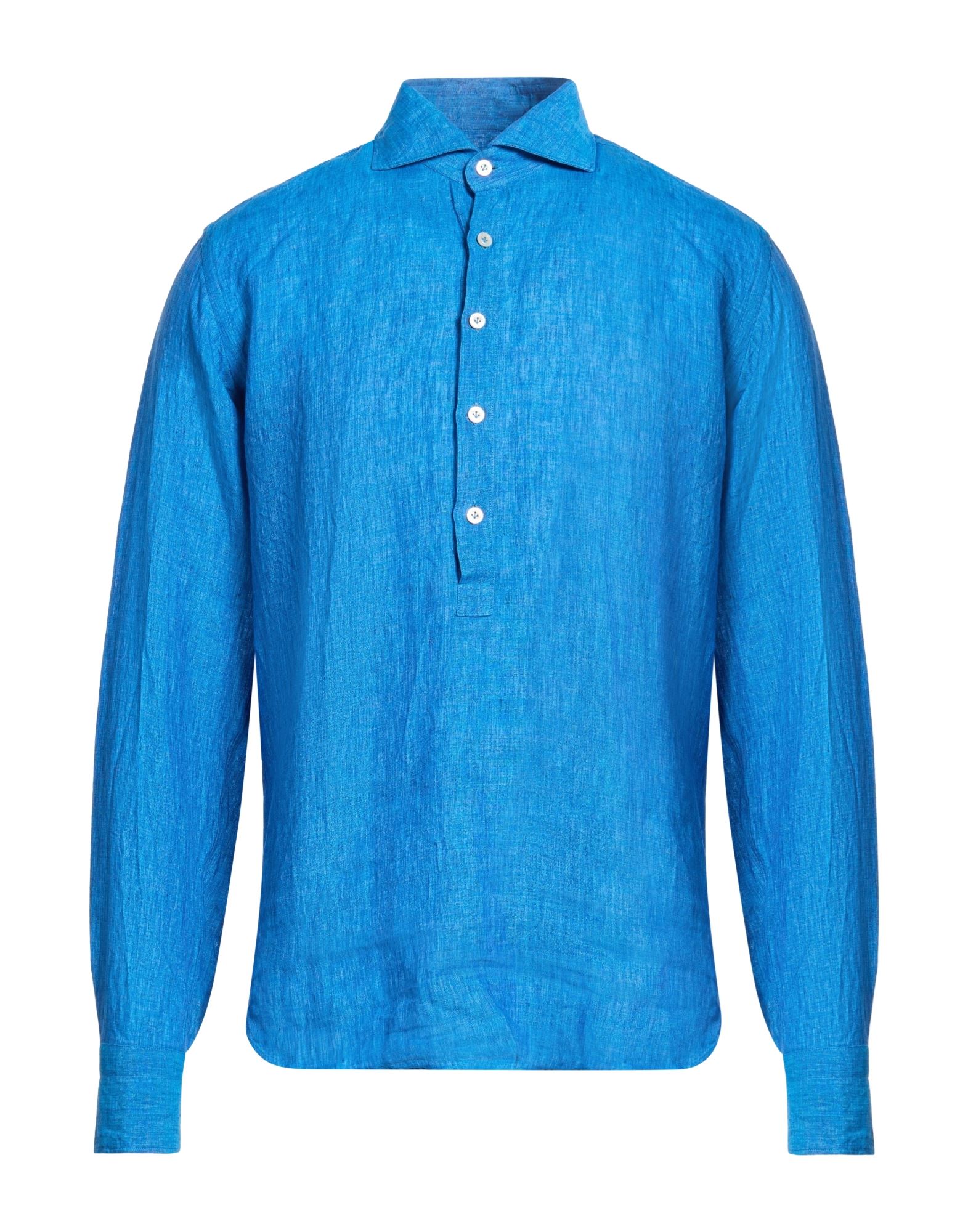 GIANNETTO PORTOFINO Hemd Herren Blau von GIANNETTO PORTOFINO