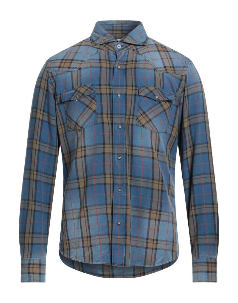 GIANNETTO PORTOFINO Hemd Herren Blau von GIANNETTO PORTOFINO