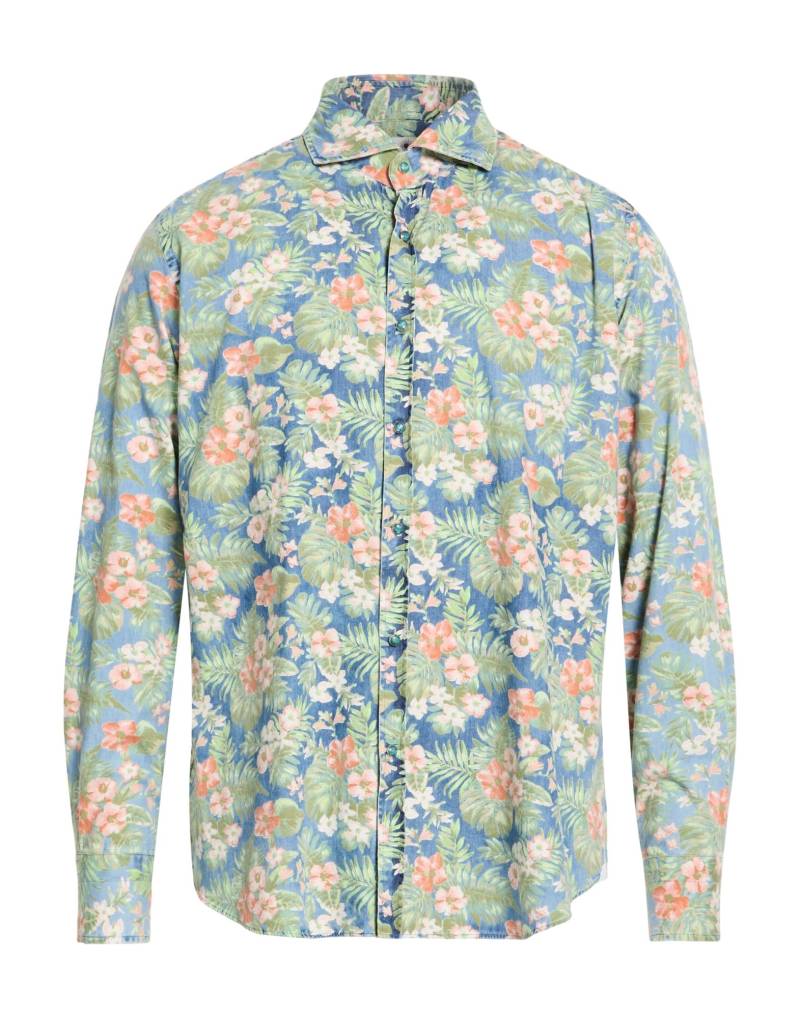 GIANNETTO PORTOFINO Hemd Herren Blau von GIANNETTO PORTOFINO