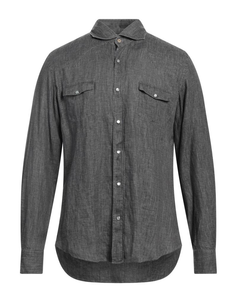 GIANNETTO PORTOFINO Hemd Herren Braungrau GIANNETTO PORTOFINO Hemd Herren Braungrau von GIANNETTO PORTOFINO