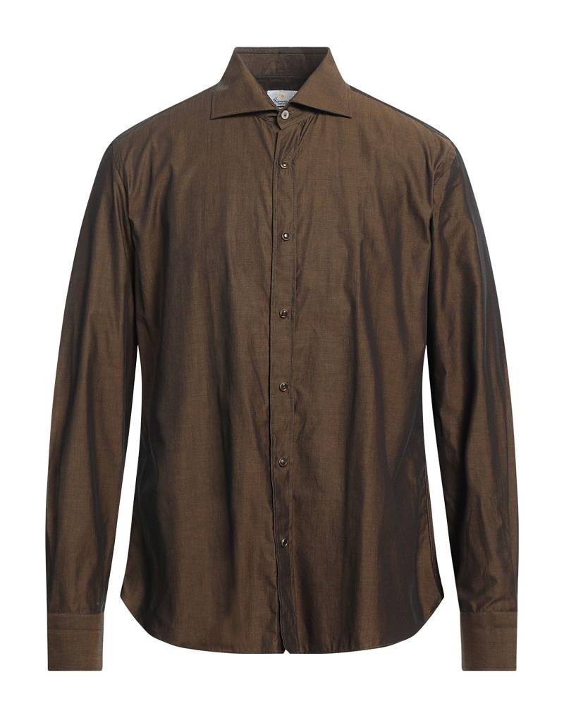 GIANNETTO PORTOFINO Hemd Herren Khaki von GIANNETTO PORTOFINO