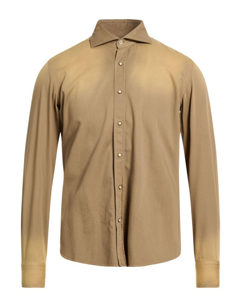 GIANNETTO PORTOFINO Hemd Herren Khaki von GIANNETTO PORTOFINO