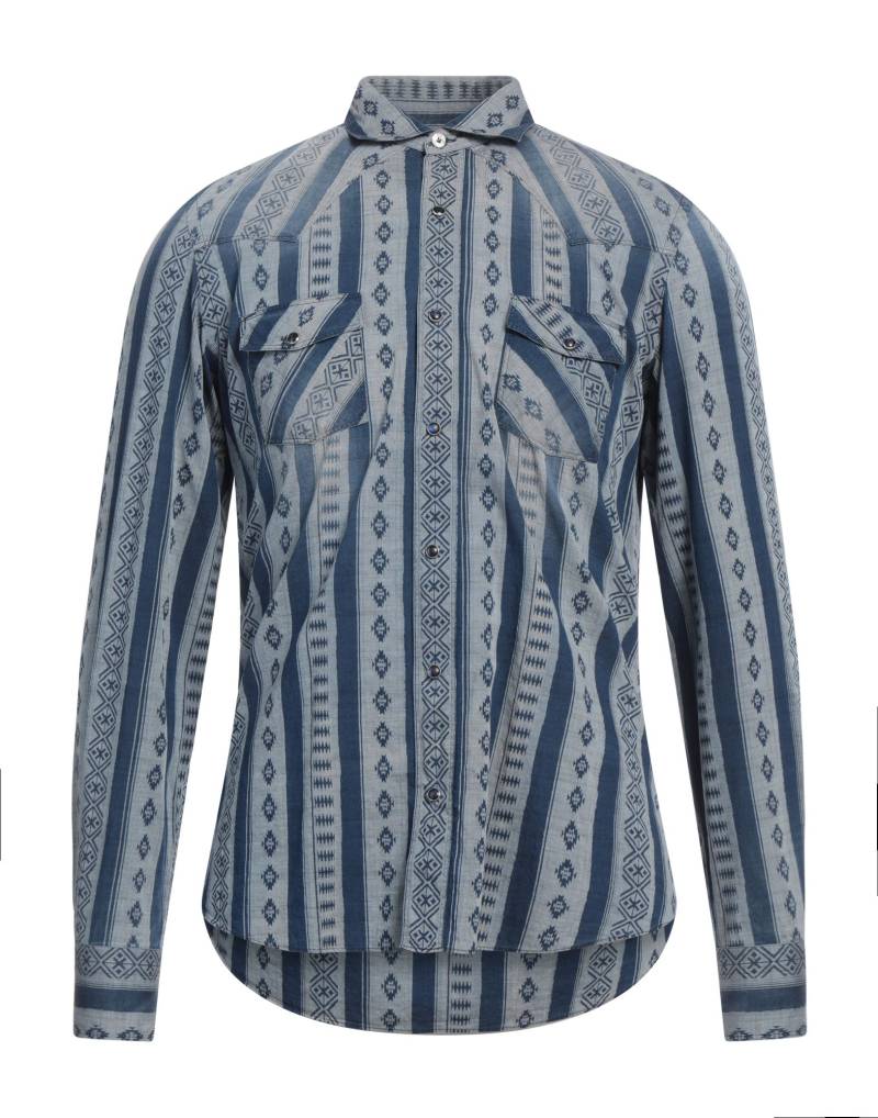GIANNETTO PORTOFINO Hemd Herren Marineblau von GIANNETTO PORTOFINO