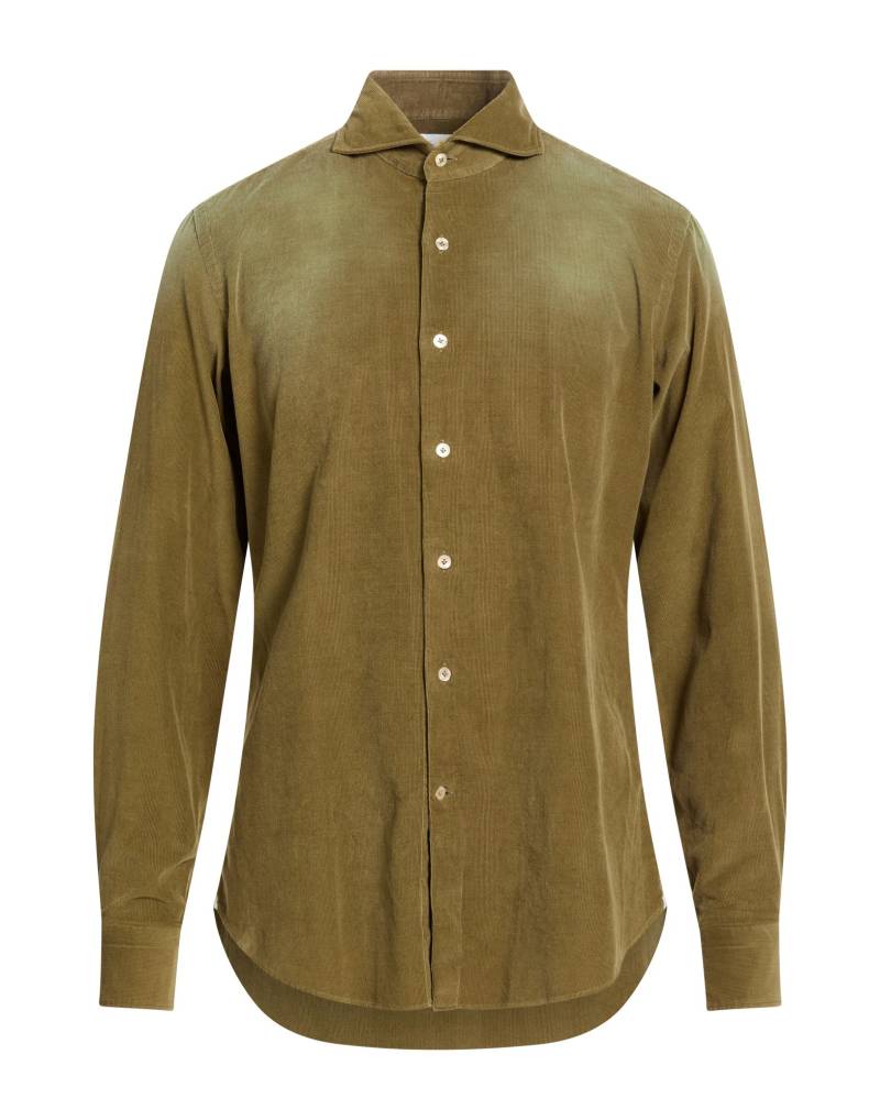 GIANNETTO PORTOFINO Hemd Herren Militärgrün von GIANNETTO PORTOFINO