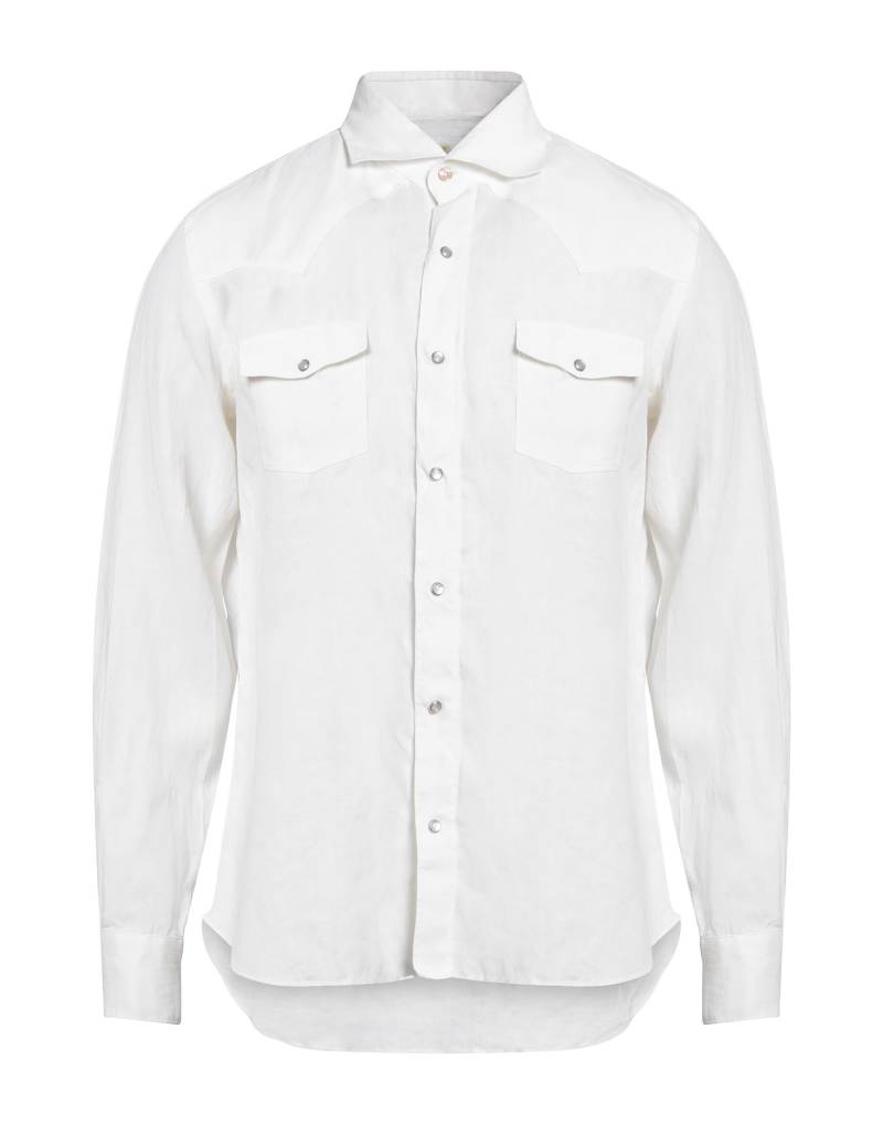 GIANNETTO PORTOFINO Hemd Herren Off white von GIANNETTO PORTOFINO