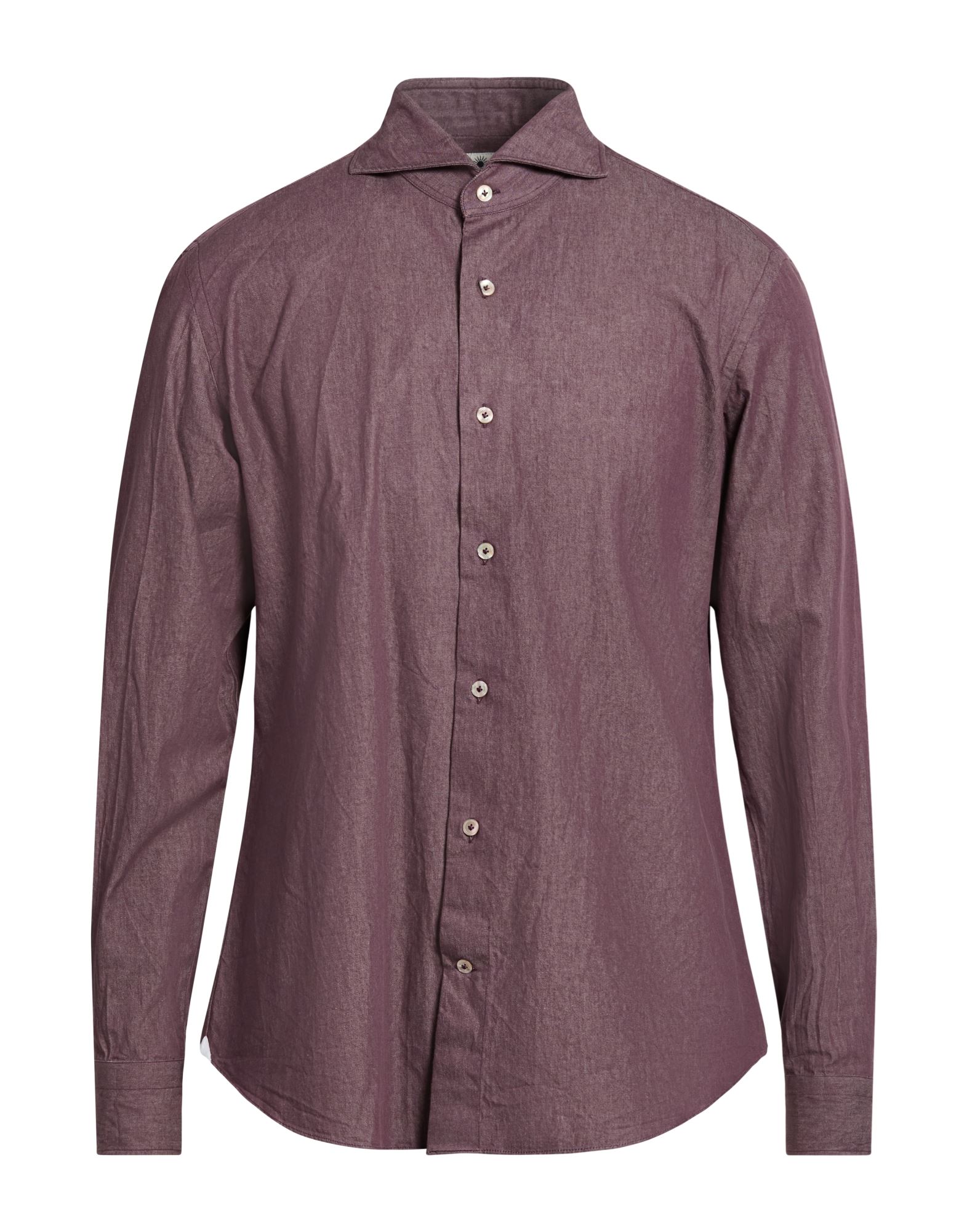 GIANNETTO PORTOFINO Hemd Herren Pflaume von GIANNETTO PORTOFINO