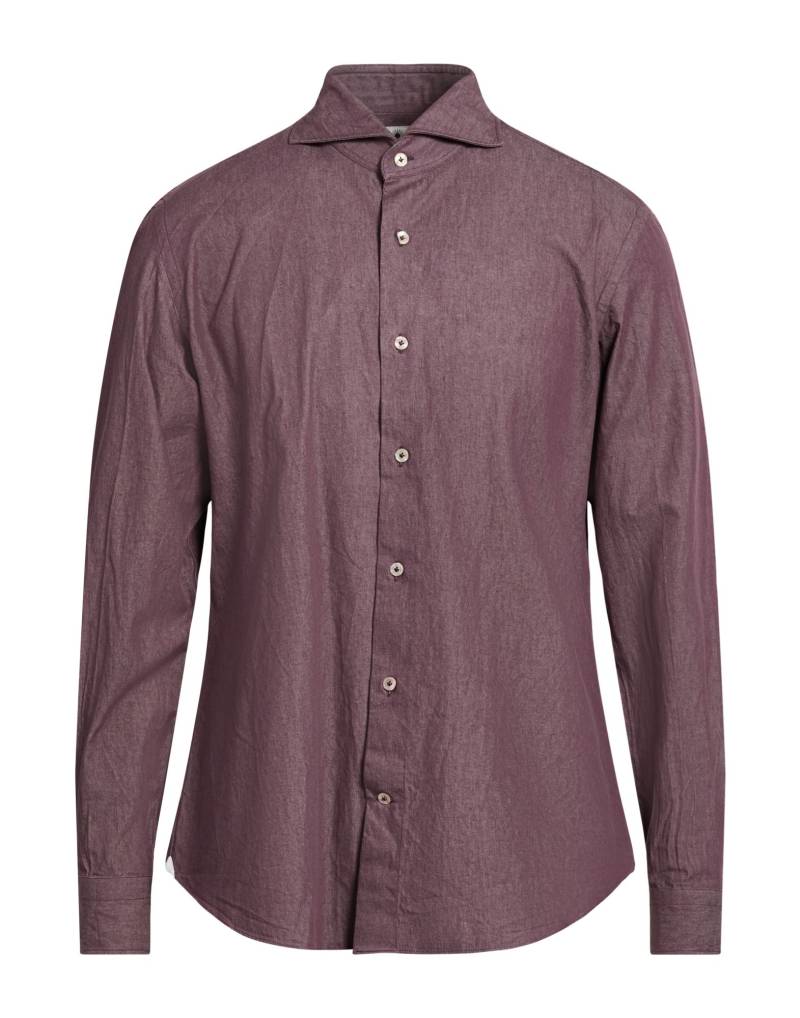 GIANNETTO PORTOFINO Hemd Herren Pflaume von GIANNETTO PORTOFINO