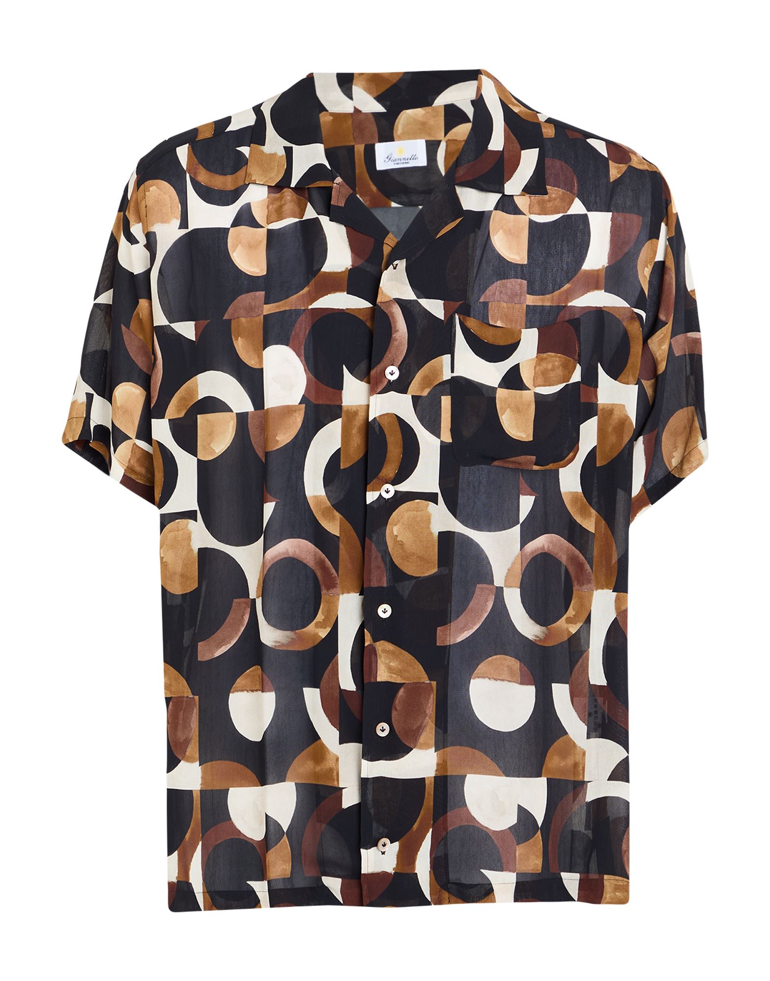 GIANNETTO PORTOFINO Hemd Herren Schwarz von GIANNETTO PORTOFINO