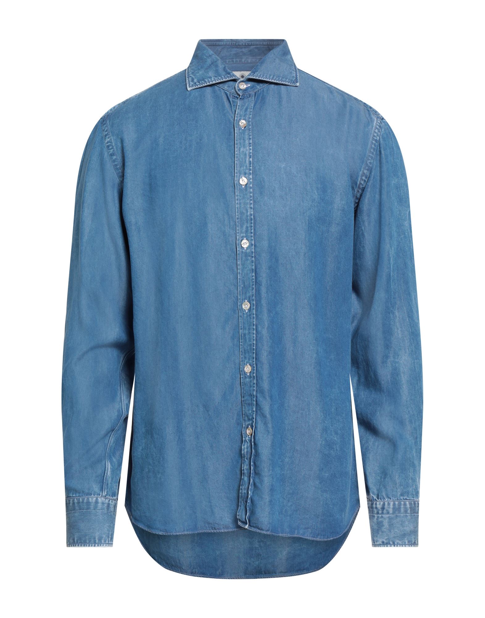 GIANNETTO PORTOFINO Jeanshemd Herren Blau GIANNETTO PORTOFINO Jeanshemd Herren Blau von GIANNETTO PORTOFINO