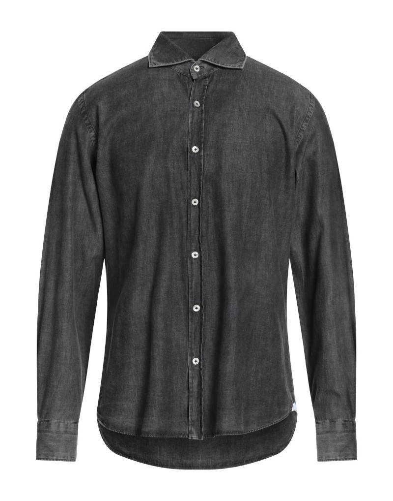 GIANNETTO PORTOFINO Jeanshemd Herren Schwarz GIANNETTO PORTOFINO Jeanshemd Herren Schwarz von GIANNETTO PORTOFINO
