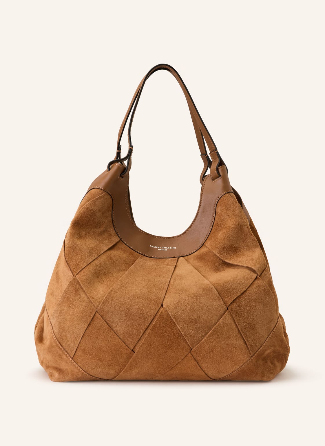 Gianni Chiarini Beuteltasche Dua Large Mit Pouch braun von GIANNI CHIARINI